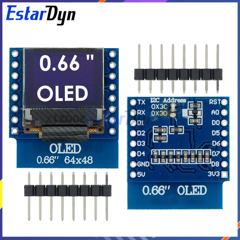 0.66 inch OLED LED LCD Dispaly - Wemos D1 recension och pris