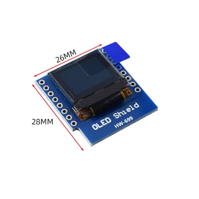 0.66 inch OLED Display Module  - Wemos D1 recension och pris