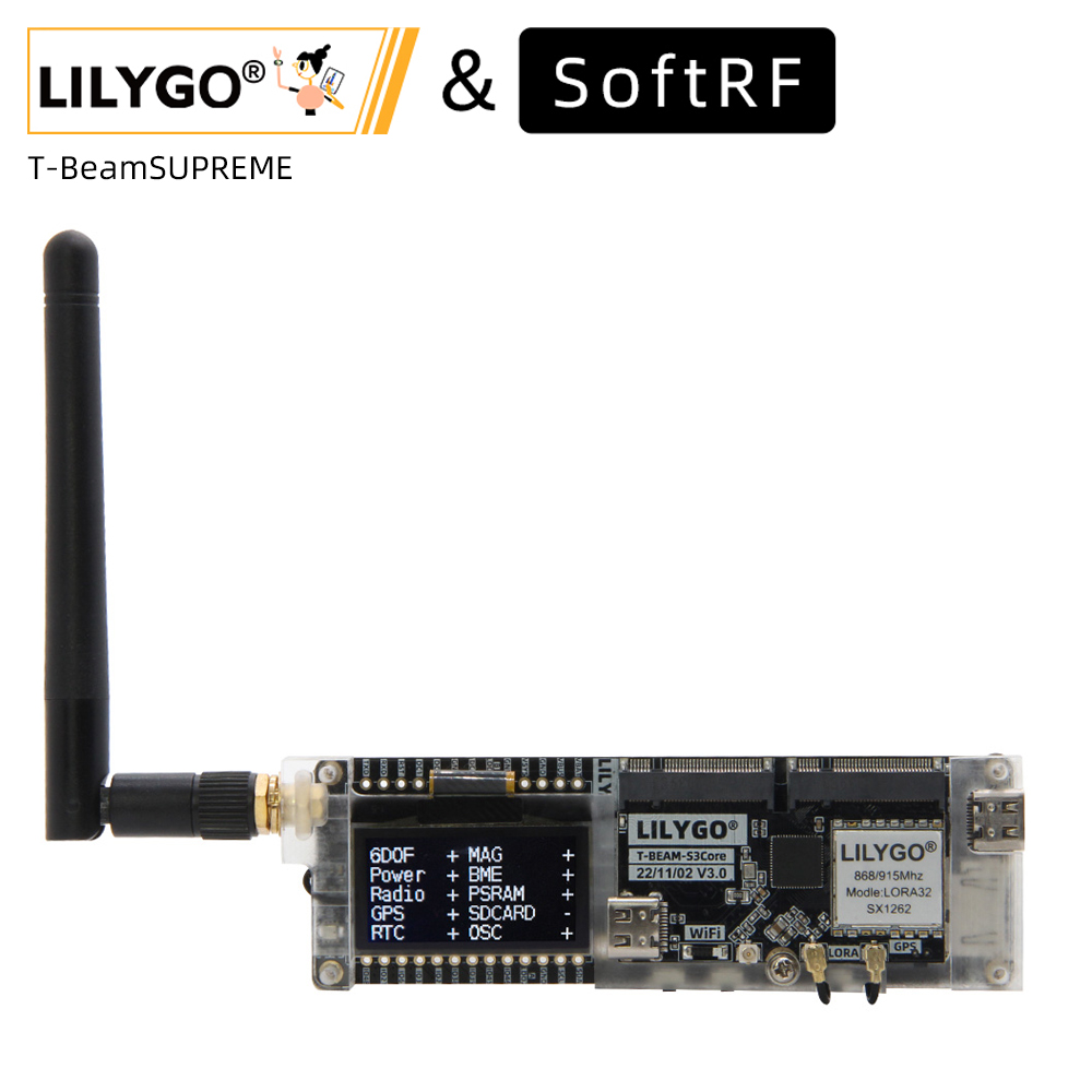 LILYGO® SoftRF T-Beam SUPREME  - Lolin S3 recension och pris
