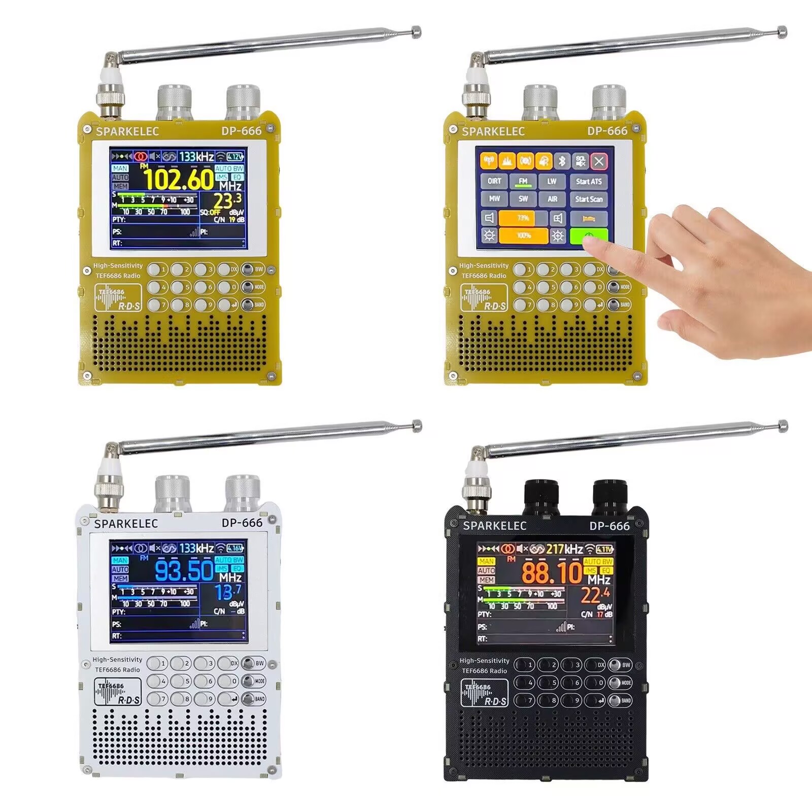 New DP-666 TEF6686 Radio High  - Devkitc recension och pris