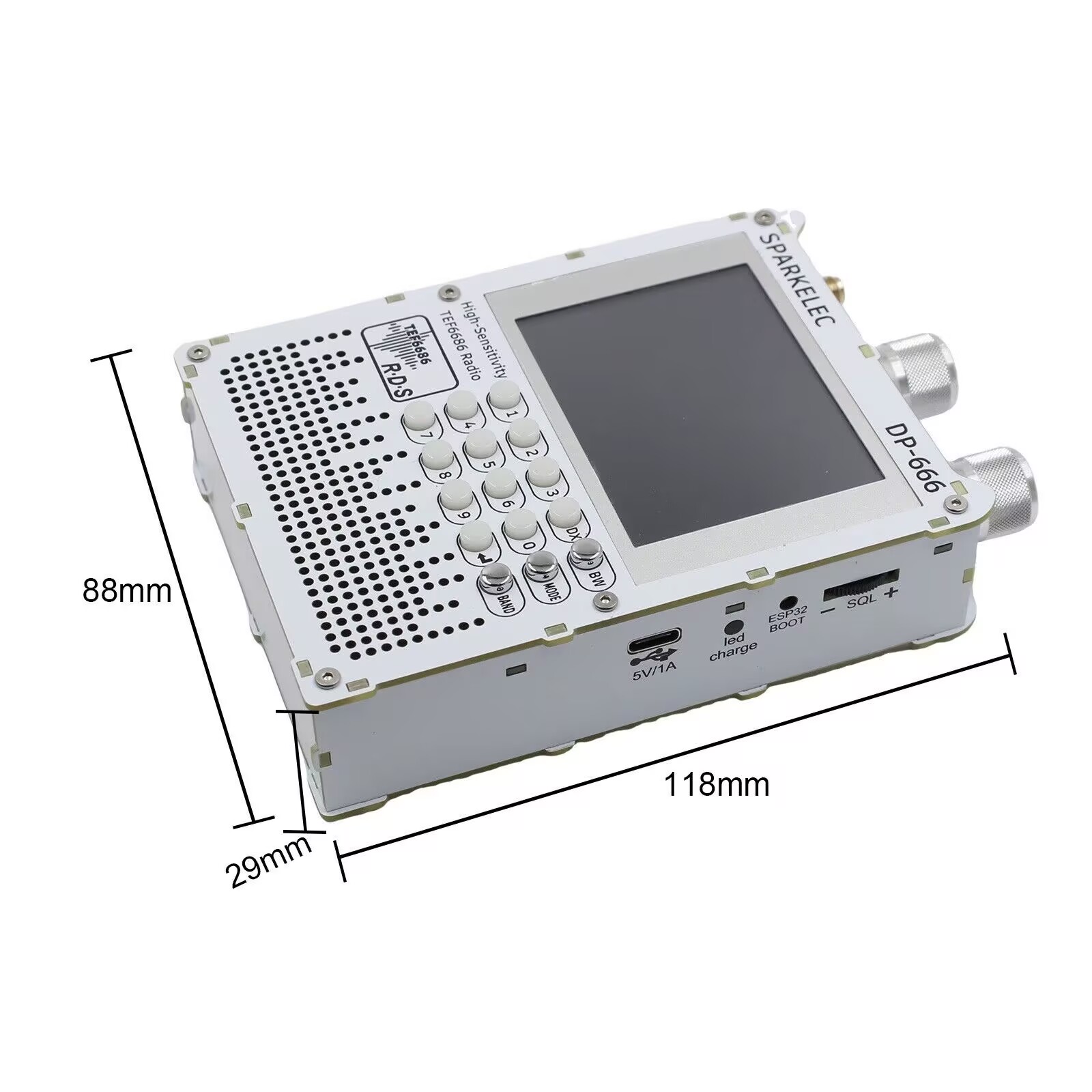 New DP-666 TEF6686 Radio High  - Devkitc recension och pris